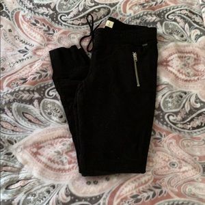 Hollister black joggers